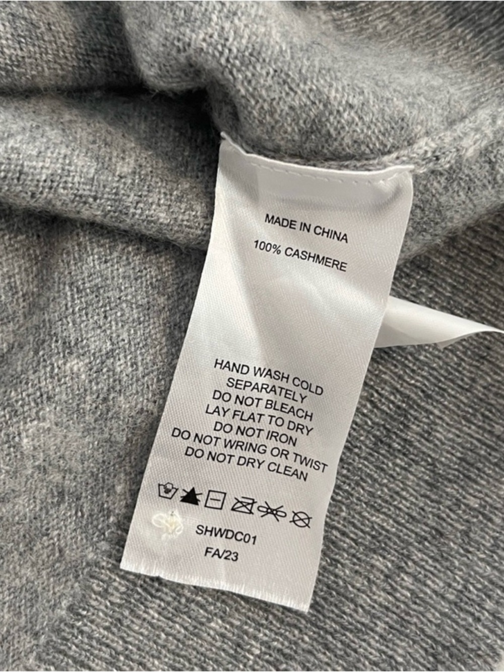 Quince Grey 100% Cashmere Cardigan XL - Picture 4 of 6
